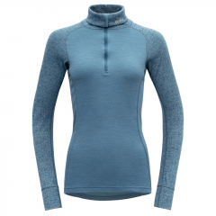 Tričko Devold DUO ACTIVE WOMAN ZIP NECK