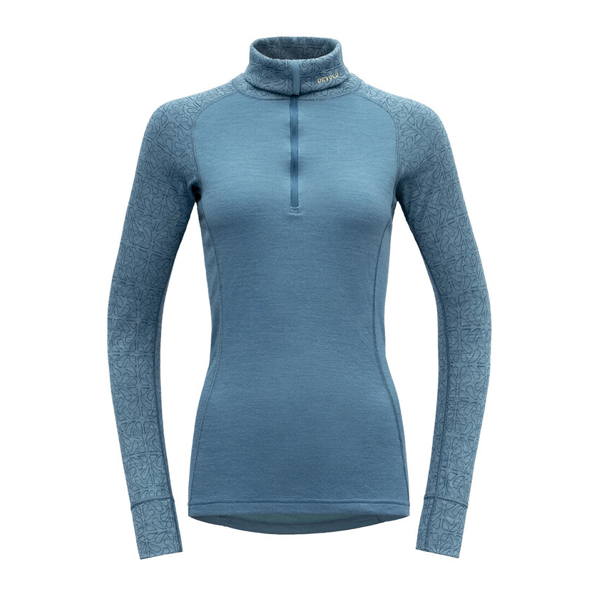 Tričko Devold DUO ACTIVE WOMAN ZIP NECK