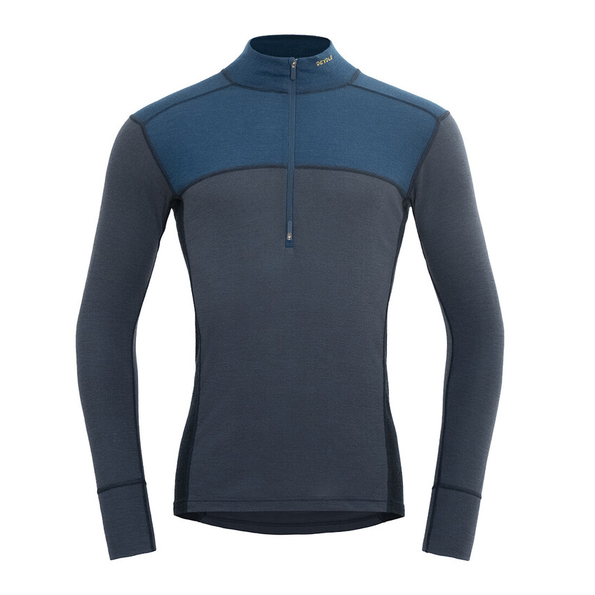 Tričko dlhý rukáv Devold LAUPAREN MERINO 190 ZIP NECK MAN